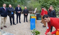 Antonio Luengo visita las instalaciones del 'Arboretum' en El Valle