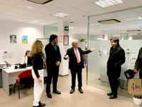 Miguel Motas visita las instalaciones formativas de la Fundación Laboral de la Construcción (2)