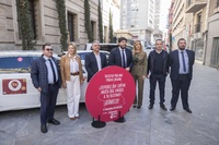 López Miras preside el acto de presentación de la campaña 'Taxistas por una ciudad segura' (2)