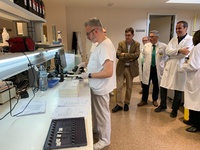 Visita al Laboratorio de Diagnóstico Molecular del Santa Lucía de Cartagena