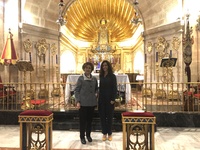 La consejera Cristina Sánchez visita el Santuario de la Vera Cruz de Caravaca