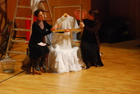 Imagen de la obra 'Peer Gynt' de la compañía El Hechizo Teatro y la Orquesta Sinfónica de la Región de Murcia