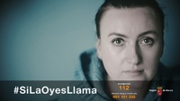 Fotograma de la campaña 'Si la oyes, llama'