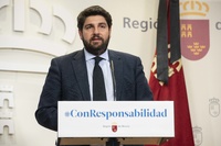Rueda de prensa del presidente de la Región de Murcia (1)