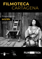 Cartel de la programación de la Filmoteca en Cartagena