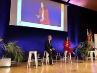 La consejera Cristina Sánchez durante su intervención en el congreso 'Digital Tourist 2020'