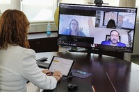 Isabel Franco se reúne por videoconferencia con la Asociación de Empresas y Servicios para la Dependencia