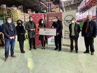 La Fundación 'Camino de la Cruz' dona 5.000 euros al Banco de Alimentos del Segura