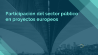 Participación del sector público en proyectos europeos