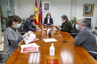 Isabel Franco se reúne con Cruz Roja  Española Región de Murcia