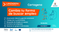 Cartel de la nueva edición de la Lanzadera Conecta Empleo que se celebrará en marzo en Cartagena