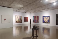 Sala del MURAM que albergará a partir de ahora la colección permanente constituida con obras de relevantes artistas en distintos formatos