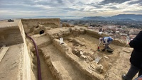 Cultura ejecuta unas obras para restaurar y reforzar la muralla del Castillo de Nogalte