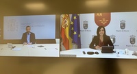 Reunión de la consejera Cristina Sánchez con el secretario de Estado de Turismo, Fernando Valdés