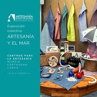 Cartel de la exposición colectiva 'La Artesanía y el mar'