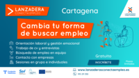 Cartel de la Lanzadera Conecta Empleo que se celebrará en Cartagena