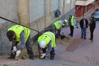 Obras en la vía pública realizadas con la convocatoria empleo público local