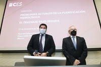 López Miras inaugura la jornada 'Problemas actuales de la planificación hidrológica: el trasvase Tajo-Segura', organizada por el Consejo Económico...