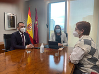 Isabel Franco se reúne con la alcaldesa de Jumilla