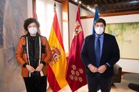 López Miras analiza con la alcaldesa de Puerto Lumbreras la mejora de las conexiones del municipio