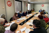 Presentación del Pacto por las Infraestructuras en Unión General de Trabajadores Región de Murcia