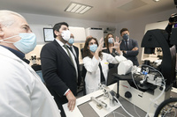 López Miras inaugura el nuevo laboratorio de la Unidad de Reproducción Asistida del Hospital Virgen de la Arrixaca