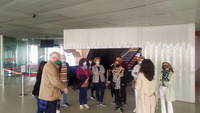 Agentes especializados en la organización de viajes corporativos en su visita al Auditorio El Batel, en Cartagena