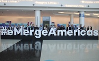 La consejera de Empresa, Empleo, Universidades y Portavocía, Valle Miguélez, asistió a la feria 'Emerge Americas' en Miami.