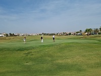 El 'fam trip' dio a conocer a los participantes varios campos de golf de la Región