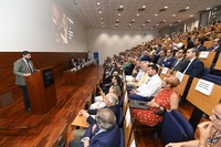 El presidente de la Comunidad, Fernando López Miras, clausuró anoche la Asamblea General de la Federación Regional de Empresarios del Metal Murcia (Fremm)