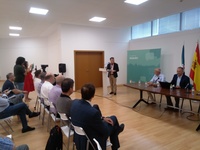 El secretario general de la Consejería de Presidencia, Turismo, Cultura y Deportes, Juan Antonio Lorca, interviene en la reunión de esta mañana sobre...