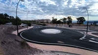 Imágenes sobre el avance de las obras en el barrio lorquino de San Antonio