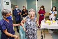 Inicio de la vacunación frente a gripe y Covid-19 en residencias