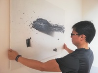El artista Ki Hong Chung, protagonista de la exposición que se puede visitar en Mula, dentro del Plan Espacios Expositivos EXE