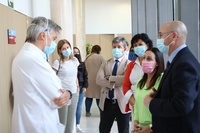 El gerente del SMS visita el centro de Salud Mental, Rehabilitación y Drogodependencias de Yecla