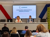 El director general de la Unión Europea, Adrián Zittelli, durante su participación en la jornada del proyecto europeo 'Cherries' de innovación sa...