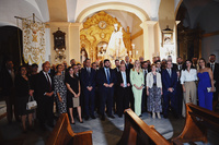 El presidente de la Comunidad, Fernando López Miras, asiste en Alhama de Murcia a la procesión en honor a la Virgen del Rosario (1)
