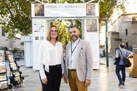 Isabel Franco visita la Feria del Libro de Murcia