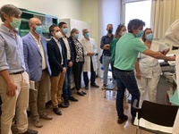 Visita al hospital Santa Lucía para conocer el proyecto de 'Sistema Corporativo de Imagen Médica'