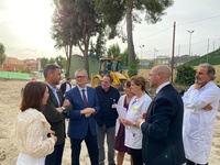 Visita al hospital del Noroeste en Caravaca de la Cruz