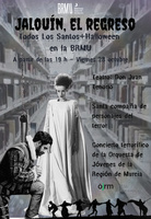 Cartel promocional de las actividades organizadas por la BRMU en conmemoración de 'Halloween' y del Día de Todos los Santos.