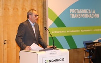 El director general de Medio Ambiente, Francisco Marín, durante su intervención en el Congreso Nacional.