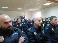 Imagen de los alumnos que participan en el curso para ser agentes de Policía Local