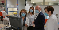 El gerente del Servicio Murciano de Salud, Francisco Ponce, en una visita realizada recientemente al Centro de Bioquímica y Genética Clínica