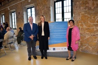 La directora del SEF inaugura la Feria de Empleo 'Conecta con empresas responsables', organizada por Famdif