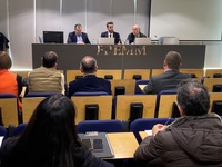 El director general de Vivienda, José Francisco Lajara, durante la presentación de las ayudas de mejora de la accesibilidad para viviendas en la ...