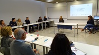 La directora del SEF, Marisa López, durante la constitución del grupo de trabajo de la iniciativa 'Alianzas SEF- Entidades Locales'.