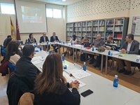 El consejero de Educación, Formación Profesional y Empleo, Víctor Marín, presidió la Mesa Sectorial de la Educación Concertada.