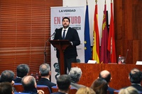 López Miras, durante el foro 'En Futuro: Región de Murcia', organizado por el diario La Verdad
