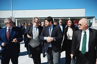 López Miras, durante la inauguracion del nuevo Centro Logístico del Sureste en Alcantarilla